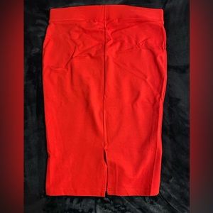Red Pencil Skirt